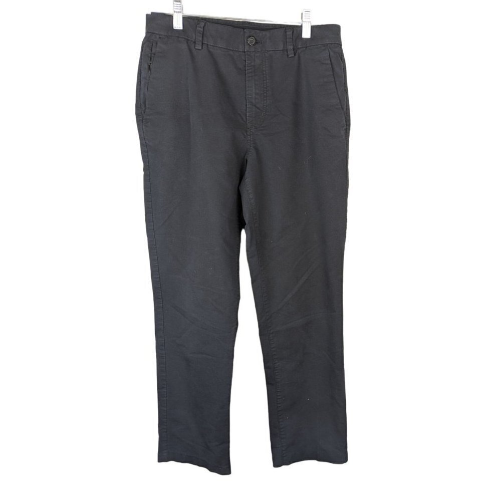 Van Heusen Men Travels Straight 30x30 Pants Slacks Trousers Black